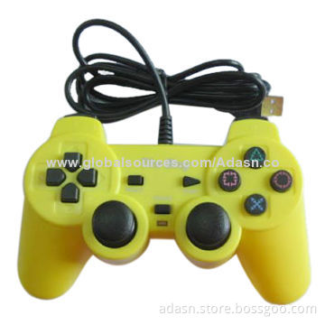 Wired PC USB Game Joypad, Fashionable with Double shock, Various Colors, Factory Cheap Price